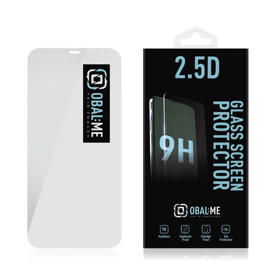 OBAL:ME 2.5D kaljeno steklo za Apple iPhone 12 Mini, prozorno