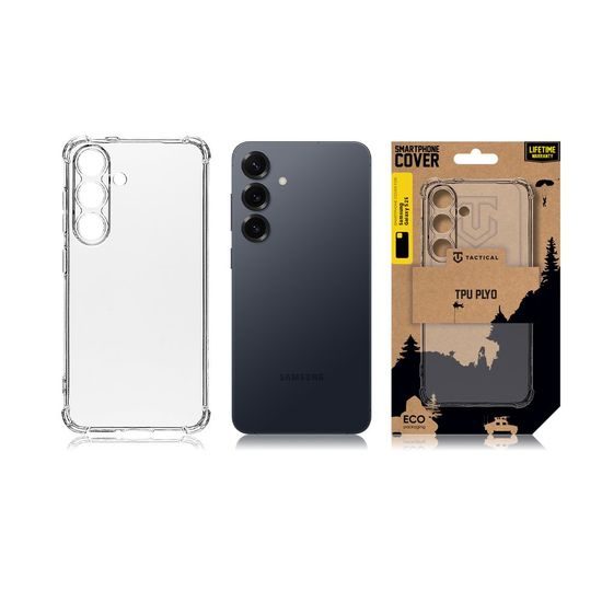 Tactical TPU Plyo kryt, Samsung Galaxy S25, priehľadný