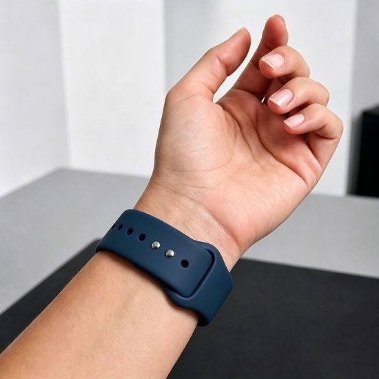 Tech-Protect Silicone rihm Apple Watch 8 / 9 / 10 / 11 / 12 / SE / Ultra (40 / 41 / 42 mm) – tumesinine