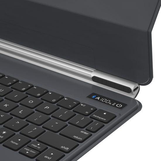 JP Magnetic Keyboard MK01 táblagép tok kijelzővel, iPad Pro 11 2024, fekete