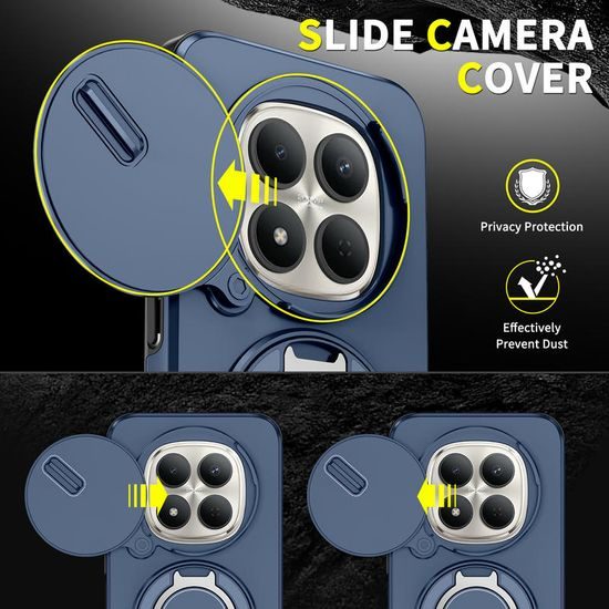 Camslide Stand maska, Xiaomi Redmi Note 15 Pro 5G, plava