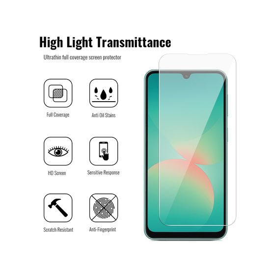 JP Combo paket, Komplet 2 zaščitnih kaljenih stekel in 2 stekel za fotoaparat, Samsung Galaxy A27