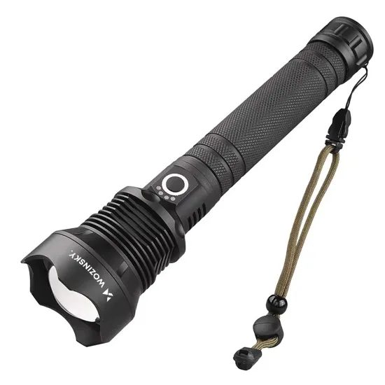 Φακός Wozinsky WLT-20W, 20 W, 2000 lm, IP65, μαύρος