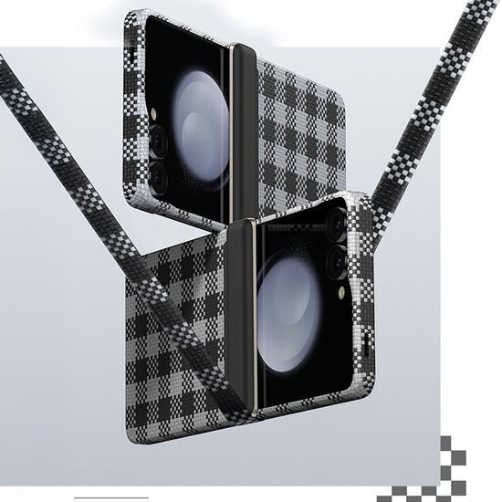 Benks Magnetic Armor Vichy Spin Kevlar θήκη, Samsung Galaxy Z Flip 7, μαύρη