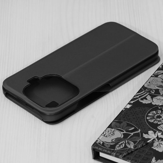 Eco Leather View maska, Xiaomi 17T, crna