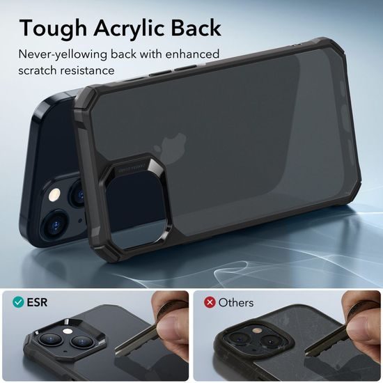 ESR Air Armor obal, iPhone 15, čierny