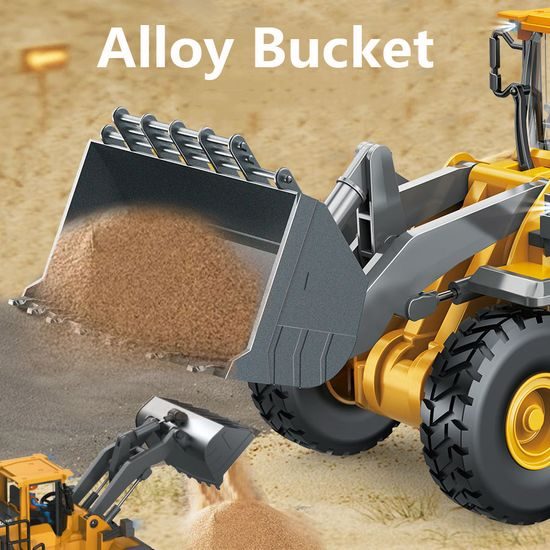 RC Φορτωτής 1:20 2.4GHz κατασκευαστικό μηχάνημα με μεταλλικό κουβά