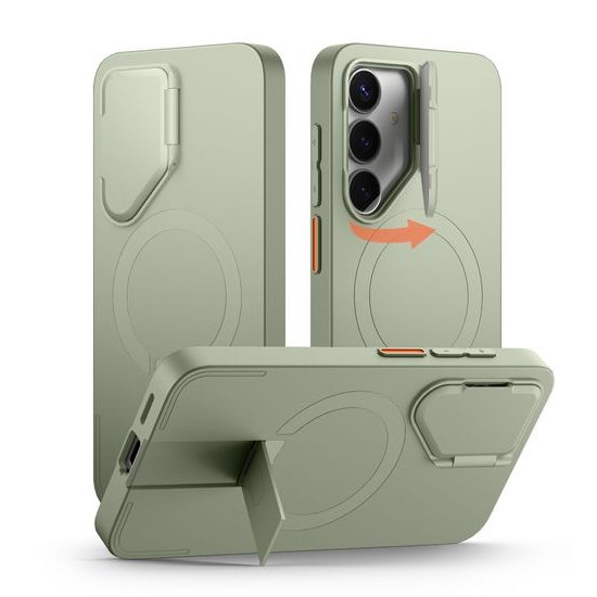 Suritch MagSafe Kickstand Camprotector калъф Samsung Galaxy S25, зелен