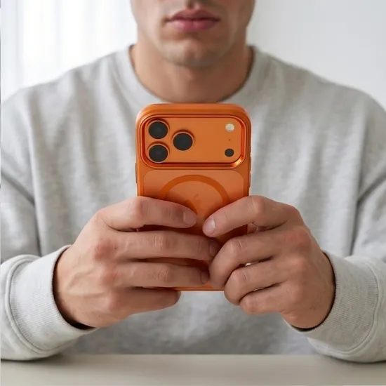 Tech-Protect MagMat MagSafe CC ümbris iPhone 17 Pro / 18 Pro – oranž