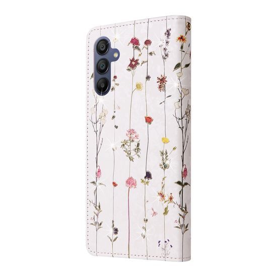Magnet Case, Samsung Galaxy A16, luční kvítí