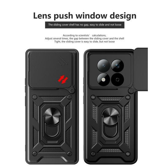 JP CamShield, Xiaomi Redmi Note 15 Pro 4G, μαύρο