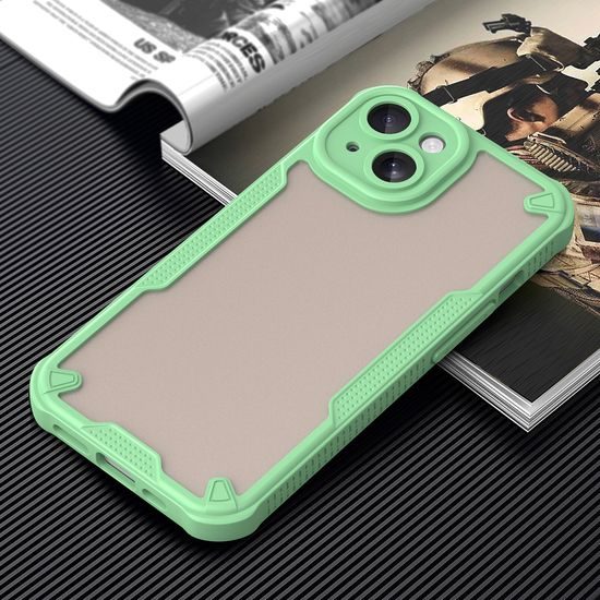 ArmorShield Hybrid Case, iPhone 15, grün