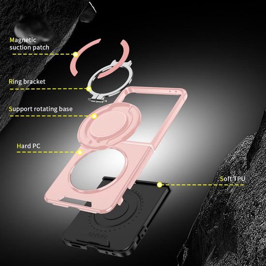 Camslide Stand Hülle, Samsung Galaxy Z Flip 7, rosa