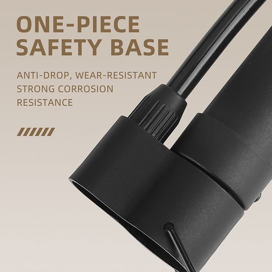 West Biking Mini Standpumpe für Fahrrad mit Manometer - Kompakte Fahrradpumpe bis 80 PSI - Schwarz