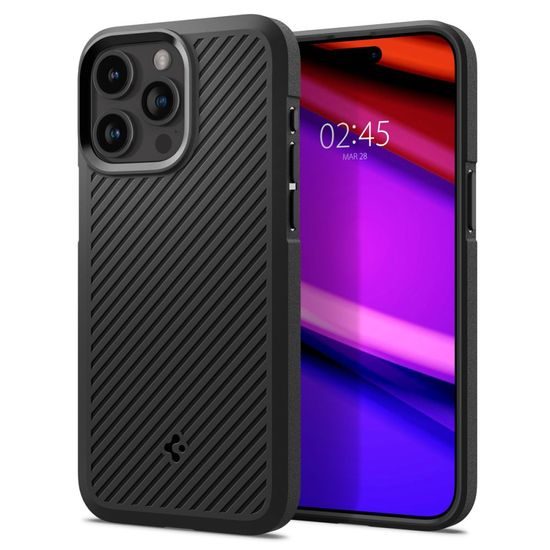 Spigen Core Armor, iPhone 15 Pro, schwarz