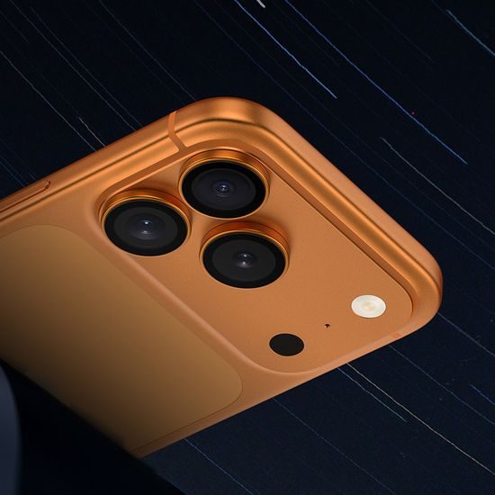Benks DR Sapphire Kameraschutzglas, iPhone 17 Pro / 17 Pro Max, orange