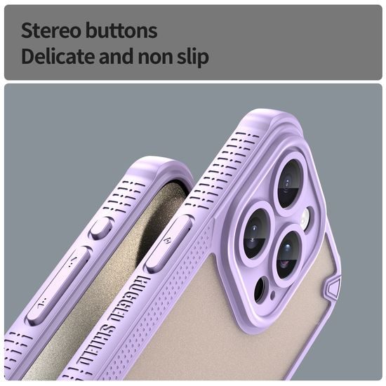 ArmorShield Hybrid Case, iPhone 15 Pro, μωβ