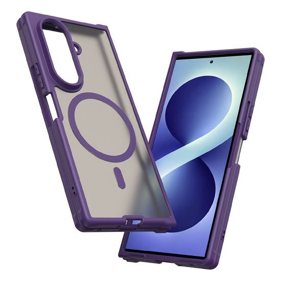 Techsuit HaloFrost II MagSafe Schutzhülle für Samsung Galaxy Z Fold8 Ultra - Magnetische Handyhülle - Violett