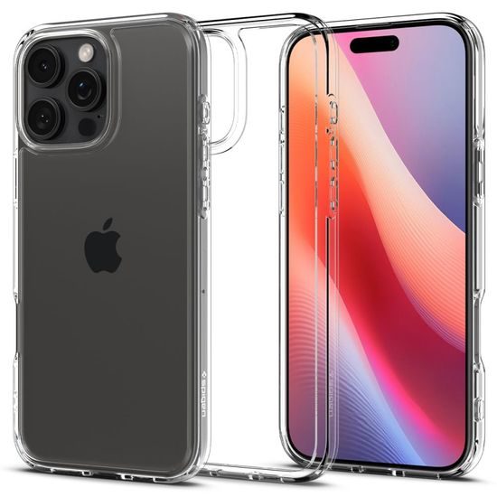 Spigen Ultra hybrid kryt na mobil, iPhone 16 Pro Max, čirý