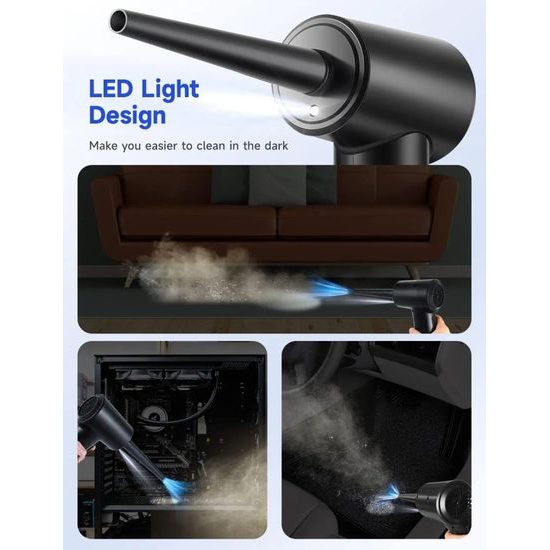 Luftkompressor Air Duster 2in1 zum Reinigen und Saugen