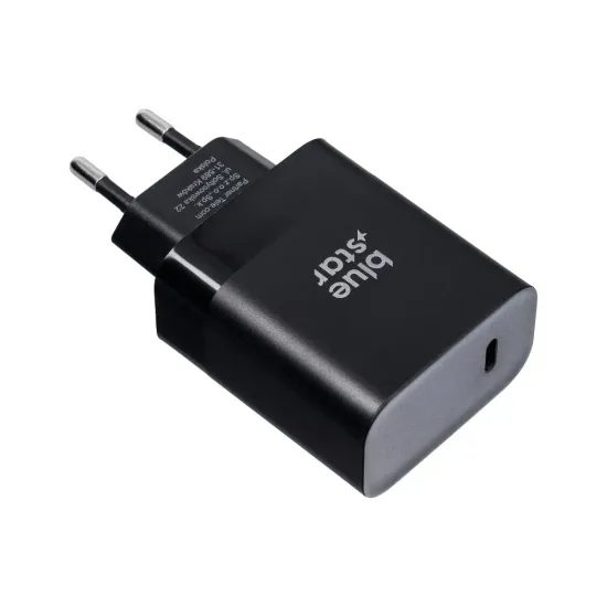 BlueStar USB-C Adapter - 45W Snellader - met Power Delivery & Quick Charge 4.0 - Zwart