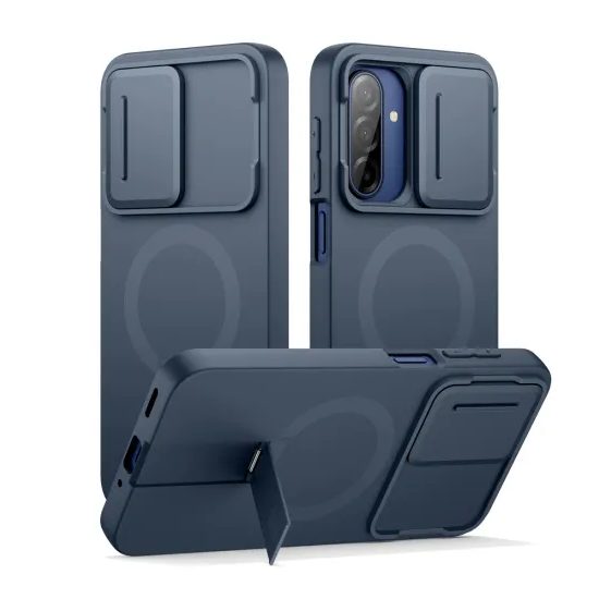 Suritch MagSafe Kickstand Camprotector maska Samsung Galaxy A57, plava