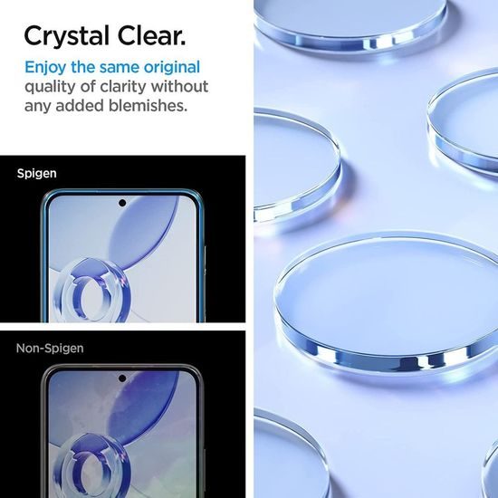 Spigen Glass ALM Glas.TR 2 kosa z aplikatorjem, Zaščitno kaljeno steklo, Samsung Galaxy A54 5G