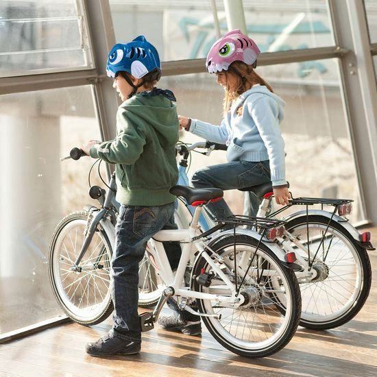 Wozinsky Otroška čelada dinozaver S, modra