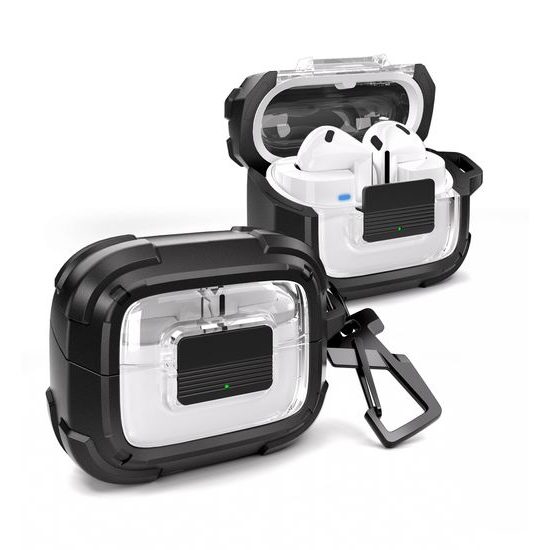 Ανθεκτική θήκη Dexnor, Samsung Galaxy Buds 3 / 3 Pro, μαύρη