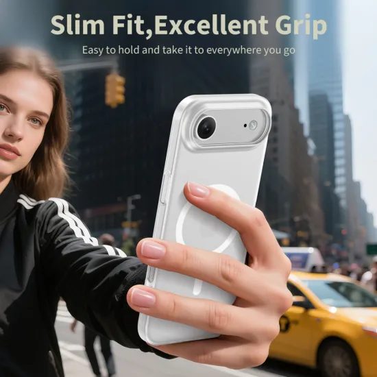 Tech-Protect MagSlim MagSafe, iPhone Air, λευκό ματ