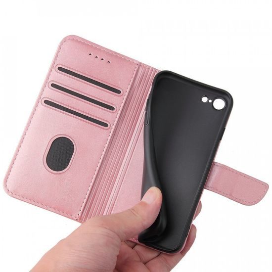 Magnet Case iPhone 7 / 8 / SE 2020, růžové