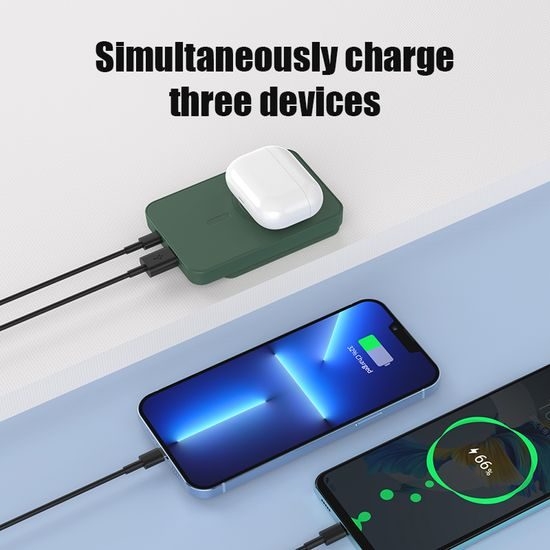 Φορητός Φορτιστής JP με Φόρτιση MagSafe, 10000 mAh, 22,5W, Μαύρο