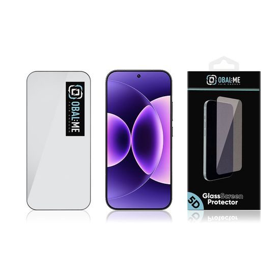 Xiaomi 17 Screenprotector - 5D Gehard glas - Zwart