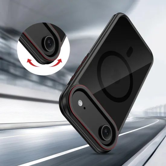 Tech-Protect MagHybrid MagSafe, iPhone Air, κόκκινο-μαύρο