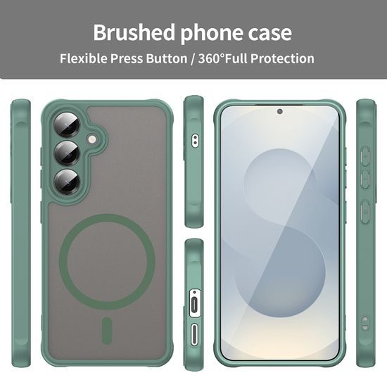 Techsuit HaloFrost II MagSafe, Samsung Galaxy S25 FE, πράσινο