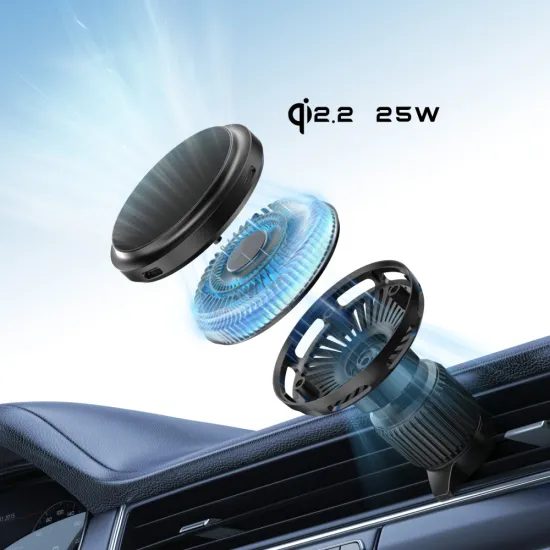 Tech-Protect V9 MagSafe βάση αυτοκινήτου με ασύρματη φόρτιση, 25W QI2.2, μαύρη