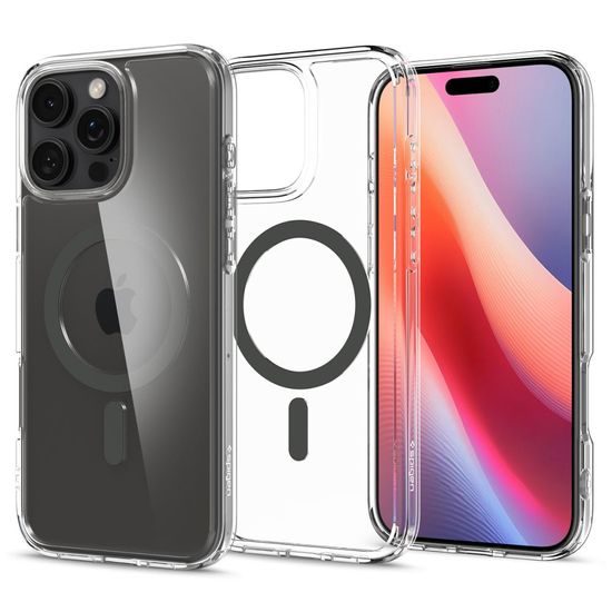 Spigen Ultra Hybrid Mag mit MagSafe, iPhone 16 Pro, Graphit