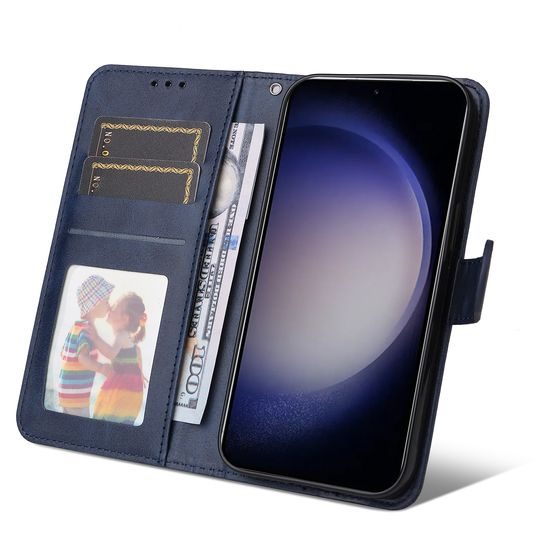 Θήκη Magnet, Samsung Galaxy S25 Plus, μπλε