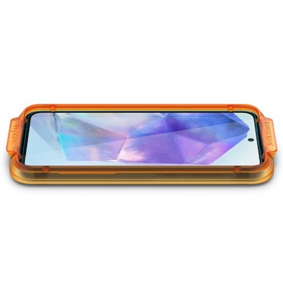 Spigen Glass ALM Glas.TR 2 bucăți cu aplicator, Folie de sticlă securizată, Samsung Galaxy A55 5G