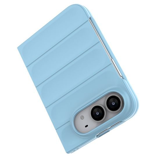 Magic Shield Case für iPhone Duo - Stoßfeste Schutzhülle aus TPU - Hellblau