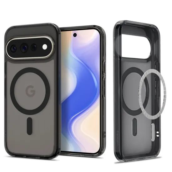 Google Pixel 11 Pro XL vāciņš – Spigen Ultra Hybrid Mag ar MagSafe – frost black