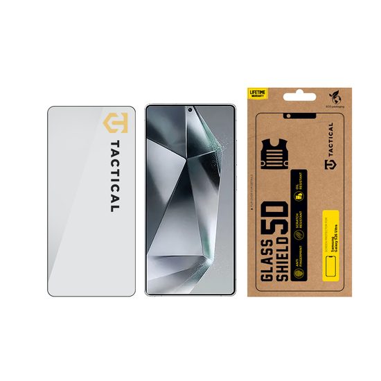 Tactical Glass Shield 5D τζαμάκι για Samsung Galaxy S26 Ultra, μαύρο