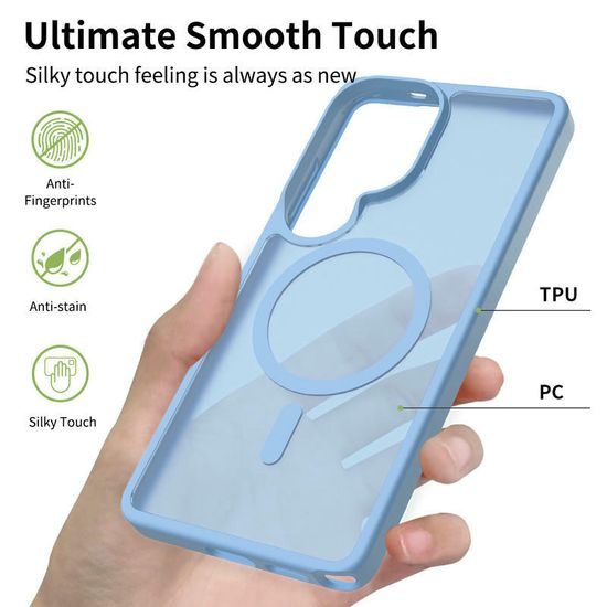 JP MagFit Colour θήκη MagSafe με μαγνήτη N52, Samsung Galaxy S26 Ultra, γαλάζιο