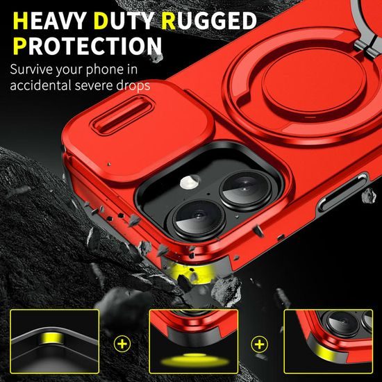 Θήκη Camslide Stand, iPhone 17, κόκκινη