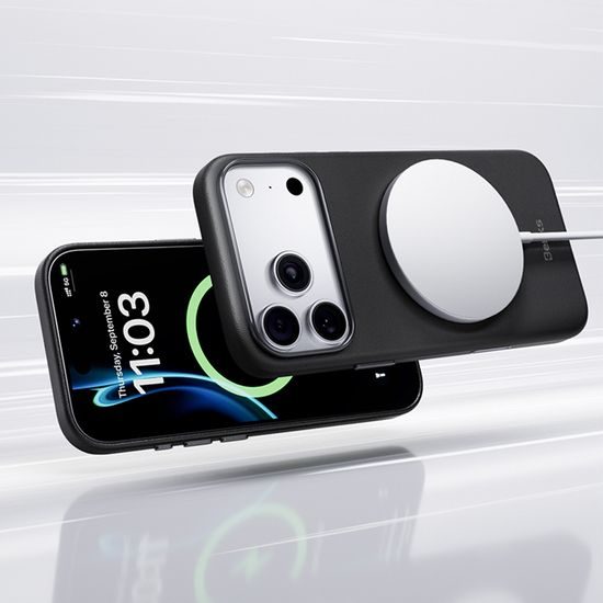 iPhone 17 Pro Max / 18 Pro Max ümbris – Benks Magnetic Vita Pro silikoonümbris – must