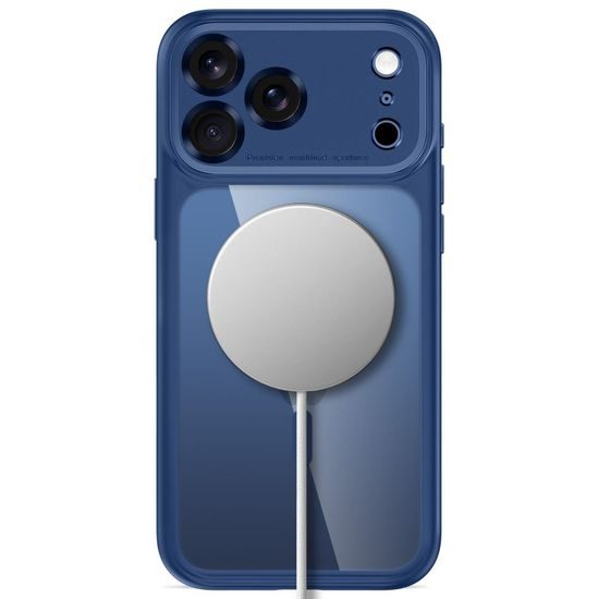 Tech-Protect MagPeak MagSafe CC, iPhone 17 Pro / 18 Pro, tmavě modrý / průhledný