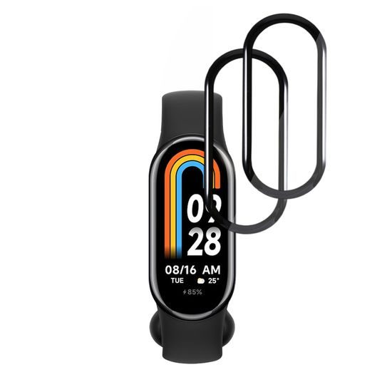 Techsuit Nano Flex, Xiaomi Mi Band 8 / 8 NFC, 2 komada, crna