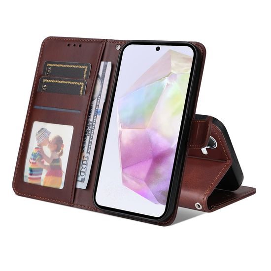 Μαγνητική Θήκη, Samsung Galaxy A56, καφέ