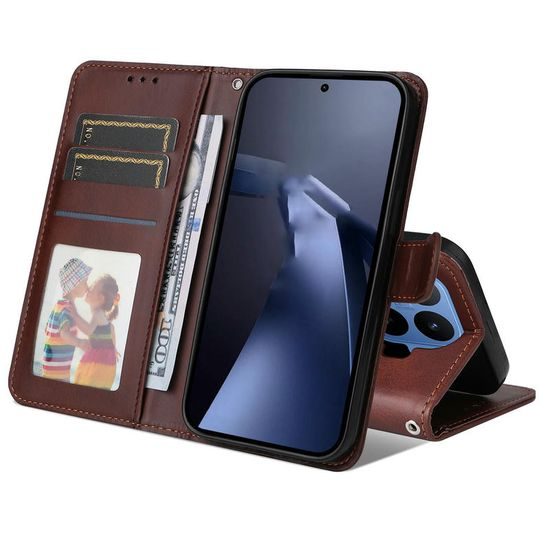 Magnet Case, Xiaomi 17T Pro, καφέ