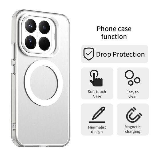 Techsuit CandyCase MagSafe, Xiaomi 17T, białe